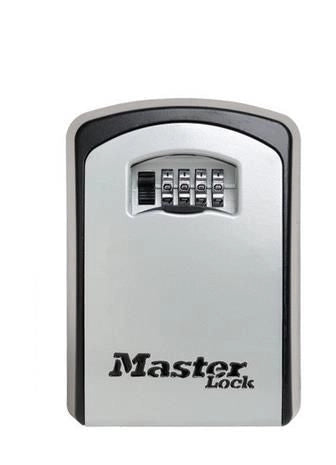 Master Lock 5403EURD Cassaforte Portachiavi a Combinazione Impermeabile Montaggio a Parete colore Grigio