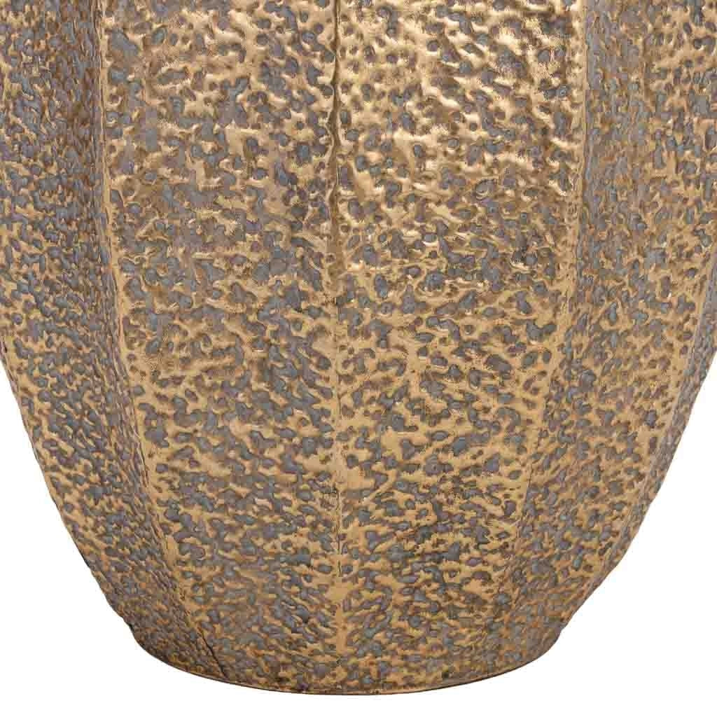Fioriera in metallo dorato 40x39x51h cm