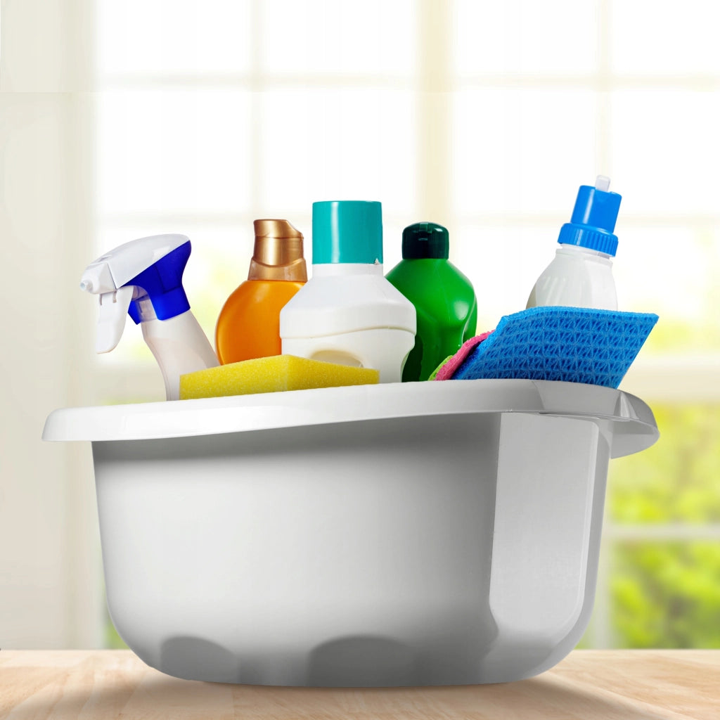 Bacinella per bucato KADAX da 20 litri, grande contenitore rotondo in plastica.