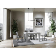 Tavolo allungabile 120/380x90 cm Spimbo - Cemento