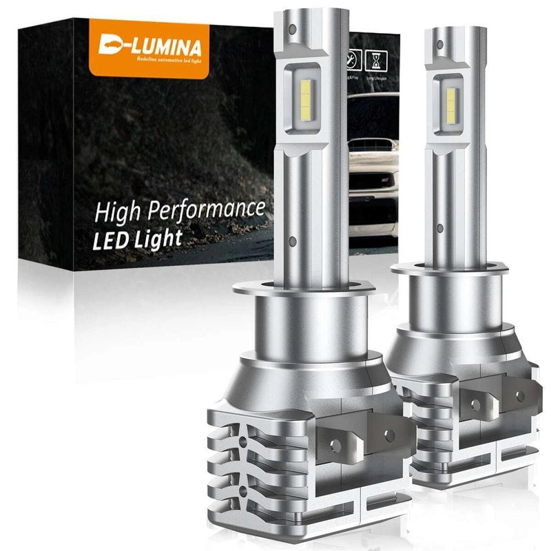 Kit Full Led Compatto H1 12V 30W 6000 Lumen Canbus All In One IP65 Senza Ventola