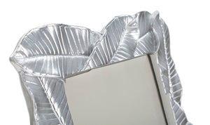 Cornice Lefy Silver 23x2,5x27,5 cm in Poliresina e Vetro