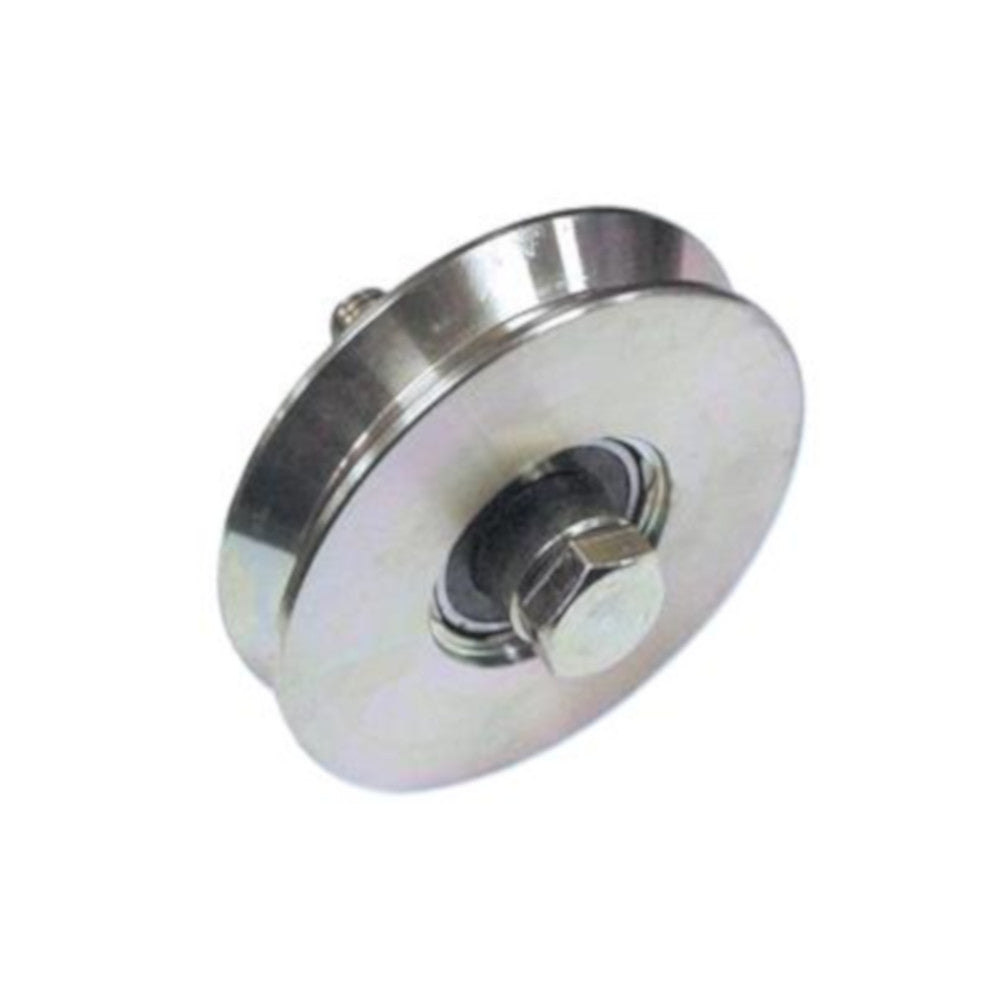Ruota per cancelli cuscinetto gola v fc300 con bullone diametro 60 mm