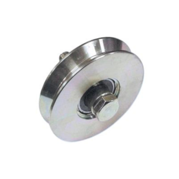 Ruota per cancelli cuscinetto gola v fc300 con bullone diametro 60 mm