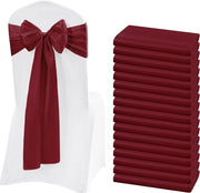 50 pezzi di cuscini per poltrone in velluto rosso bordeaux, cuscini per poltrone, cuscini decorativi, copricuscini per poltrone, cuscini per poltrone per ricevimenti di nozze, feste, hotel, casa, cucina, decorazione (bordeaux)