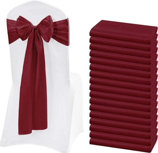 50 pezzi di cuscini per poltrone in velluto rosso bordeaux, cuscini per poltrone, cuscini decorativi, copricuscini per poltrone, cuscini per poltrone per ricevimenti di nozze, feste, hotel, casa, cucina, decorazione (bordeaux)