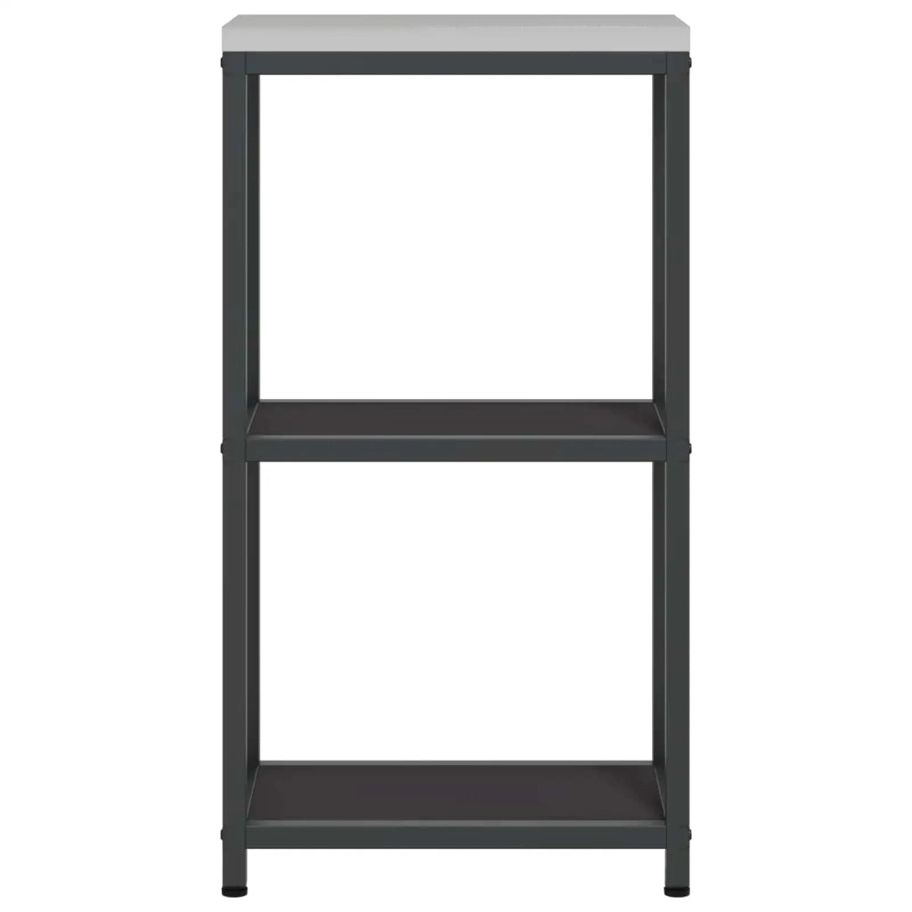 Pensile da cucina | Stoccaggio in cucina HATTEM Nero 30 x 50 x 92 cm Acciaio