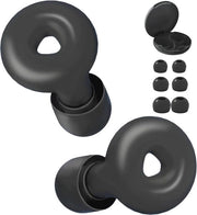 Orecchini di Soffocamento per il Sonno e il Viaggio con Riduzione del Rumore, Reutilizzabili e Comfortevoli, Inclusi 8 Paia in S/M/L