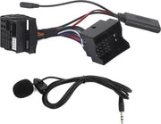 Adattatore per Microfono per Auto - Altoparlante Aux Audio 150cm Lunghezza - Sostituzione per RNS 510 RCD 300.