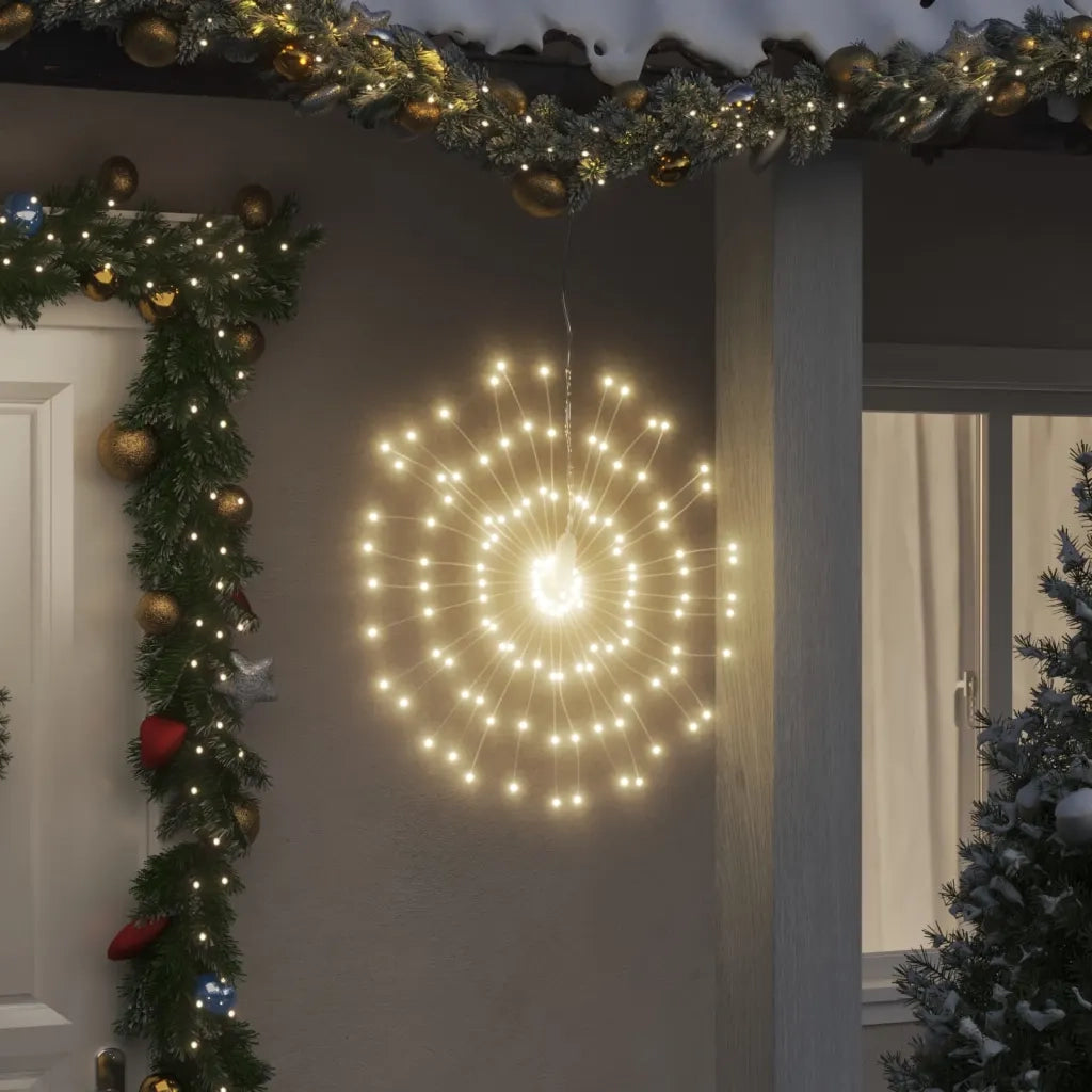 Illuminazioni di Natale Galassia 140 LED 2pz Bianco Caldo 17 cm 3190510