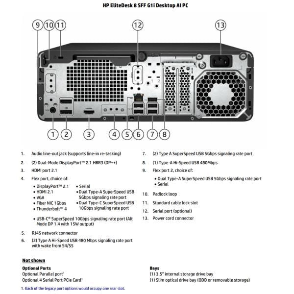 Elite sff 8 g1i ultra 7 16 512 w11p 3y - D5BB6ET#ABZ