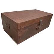 Valigia artigianale in metallo, 67x37x25h cm