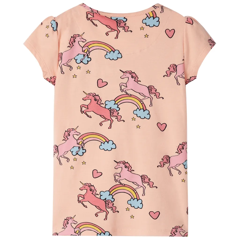 Pigiama da Bambina a Maniche Corte Arancione Chiaro 116 CFW4044331