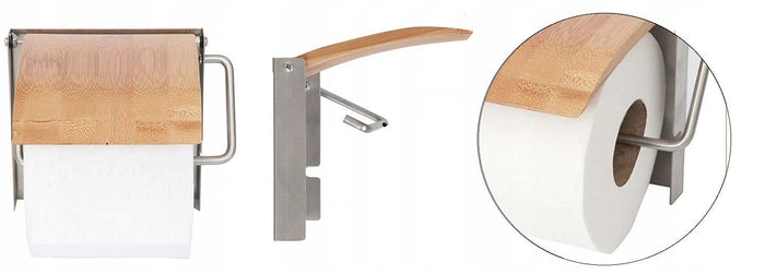 Porta Carta Igienica In Bambu’ 390227 Bamboo