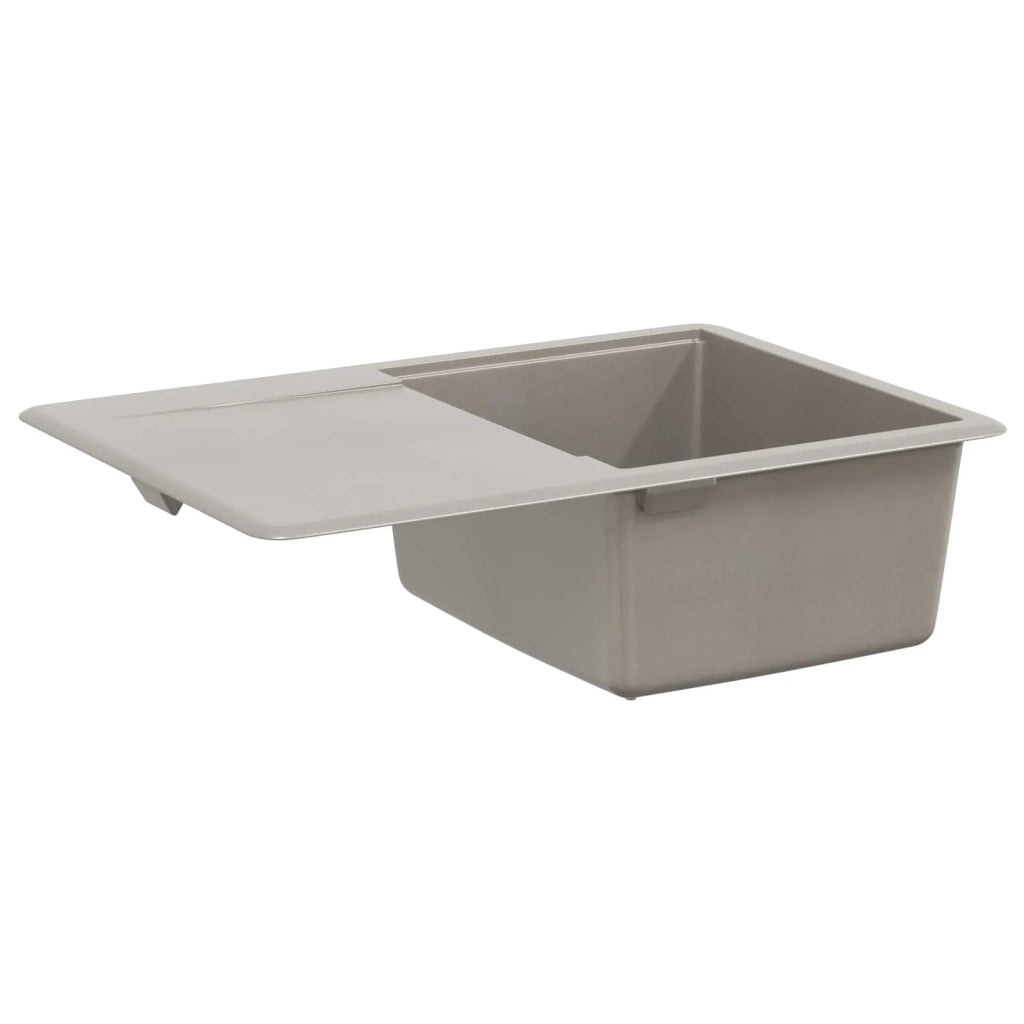 Lavello Grigio 670 x 460 mm 80% Quarzo e 20% Resina 42028409