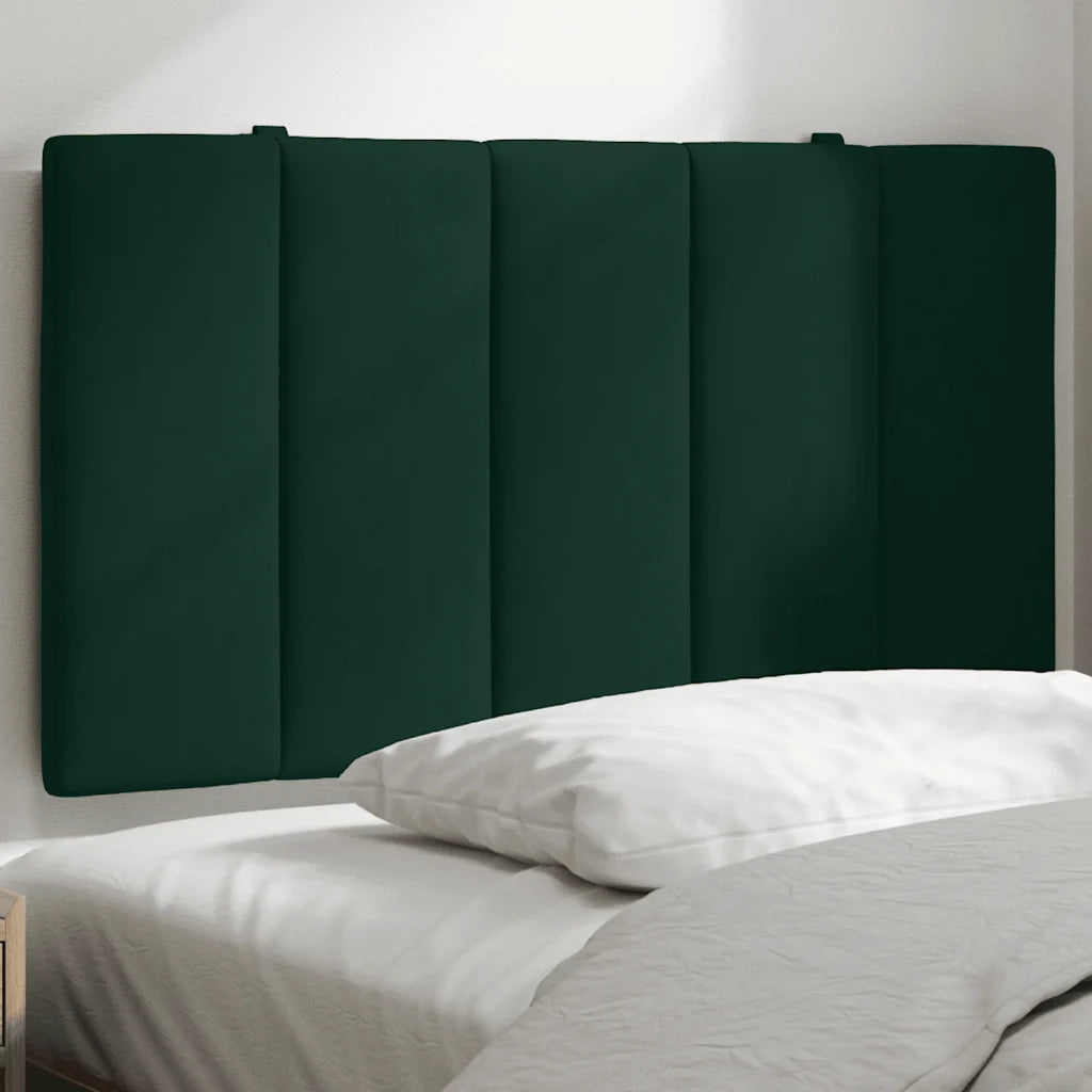 Cuscino Testiera Hanko Verde Scuro 90 cm in Velluto 374652