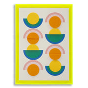 Stampa Su Tela Pop Art Con Cornice -b- cm 50x3,3x70