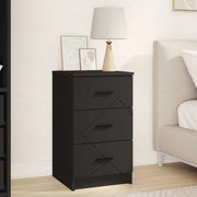 Armadio da Notte Nero 38 x 38 x 66 cm Legno multistrato 883375