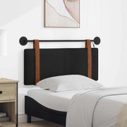 Testiera sospesa Con luce LED Nero PU Antico 3423896