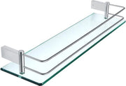 Pannello doccia, pannello vetro, pannello doccia in acciaio inossidabile, pannello badroom laccato, maniglione doccia, supporto shampoo per doccia, pannello badroom per doccia e cucina, 500 mm x 130 mm x 66 mm, EGC1000