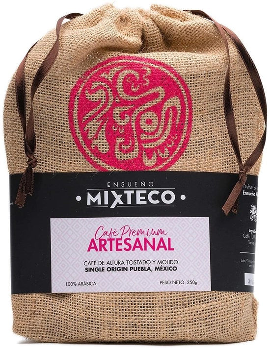 Caffè Arabica 100% Artigianale - 250g - Note di Cacao/Amandole - Sapore Leggero - Caffè in Polvere