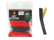 GUARNIZIONE IN FIBRA DI VETRO PER ALTE TEMPERATURE AUTOADESIVA- - mm.10x2,5 mt. - 6 pezzi