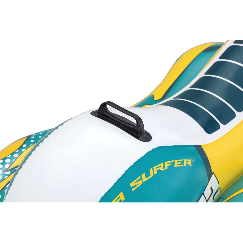 Trade Shop - Moto D'acqua Cavalcabile Gonfiabile Giocattolo Per Piscina 117x77cm Con Maniglia 41540 -