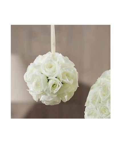 Sfera rose avorio decorazione diametro 23 cm
