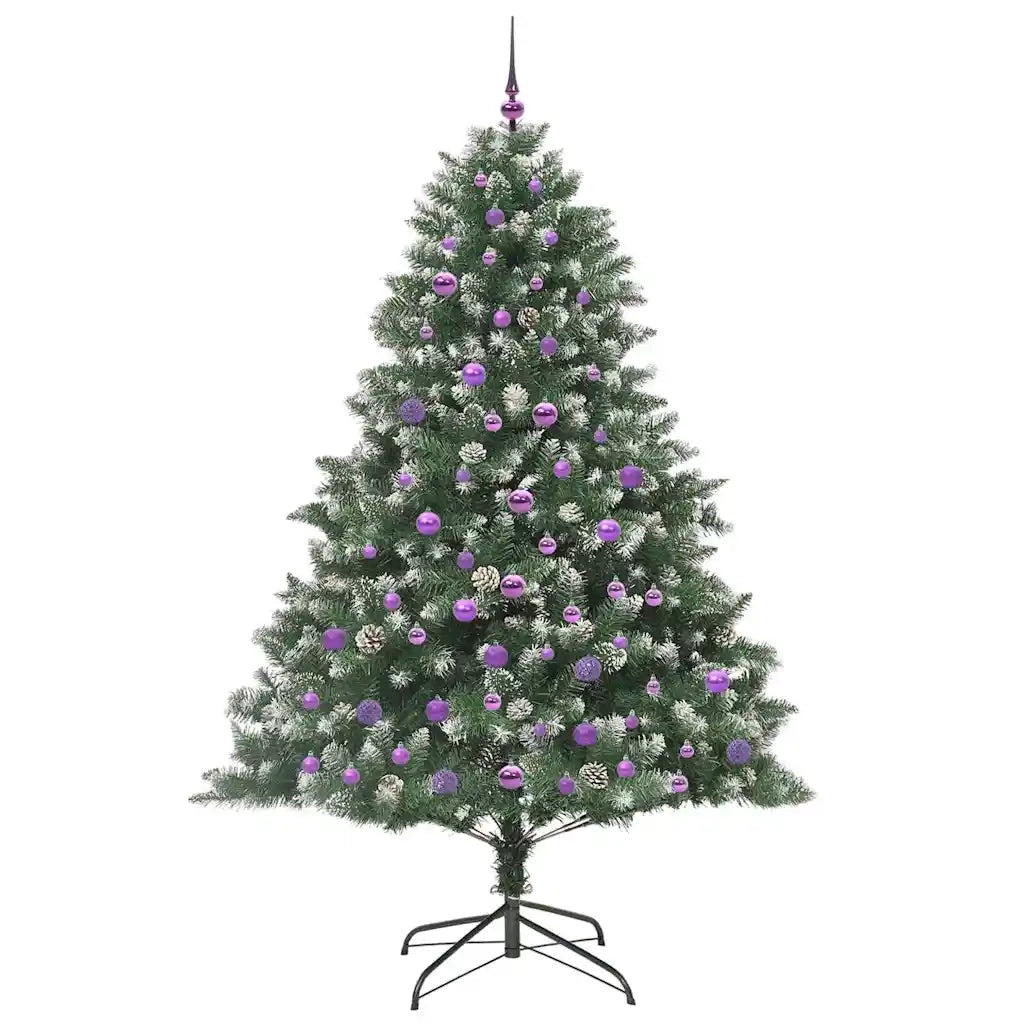 Albero di Natale | Decorazioni natalizie artificiale con 300 LED Verde 210 cm