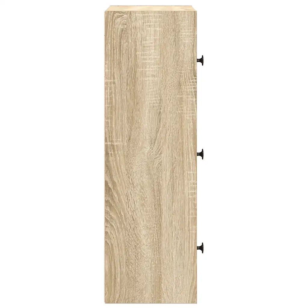 Libreria Rovere Sonoma 40x24x77 cm in Legno Multistrato 860366