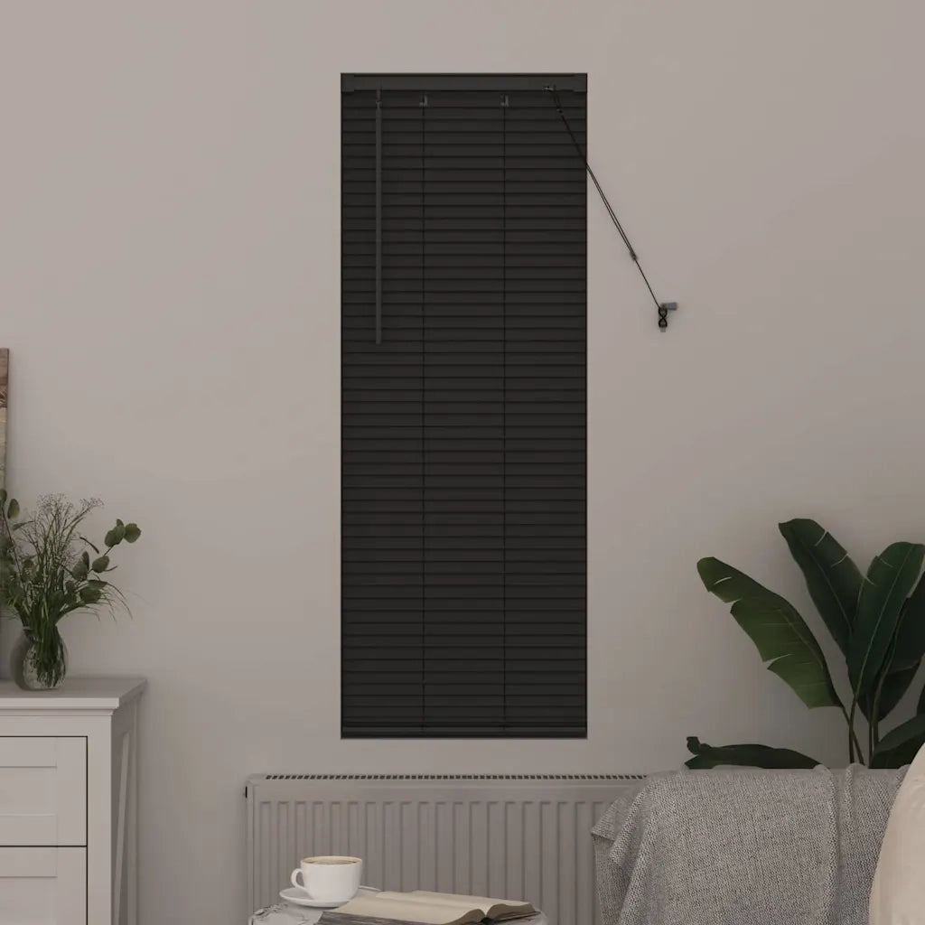 vidaXL Tenda per Finestra con tende Manuale Grigio scuro Alluminio