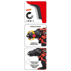 YATO Trapano Avvitatore senza Batteria 18V 40Nm 434505