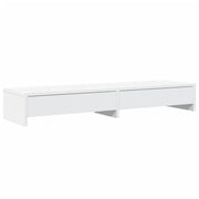 Supporto per monitor mobile da scrivania con cassetti legno ingegnerizzato bianco 02_0044934