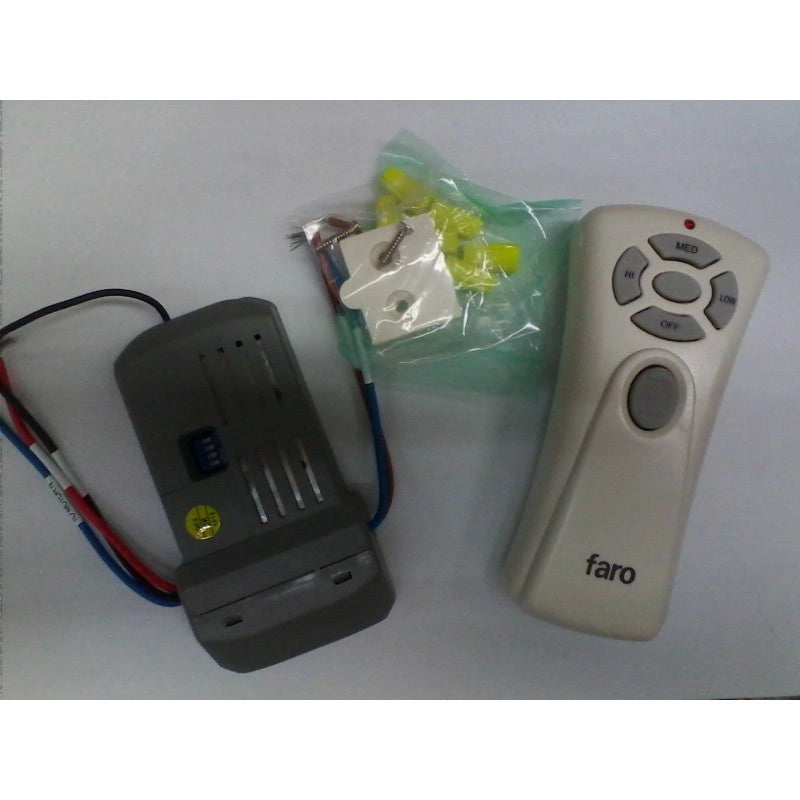 Kit Telecomando e Ricevitore per Ventilatore, Faro Barcelona