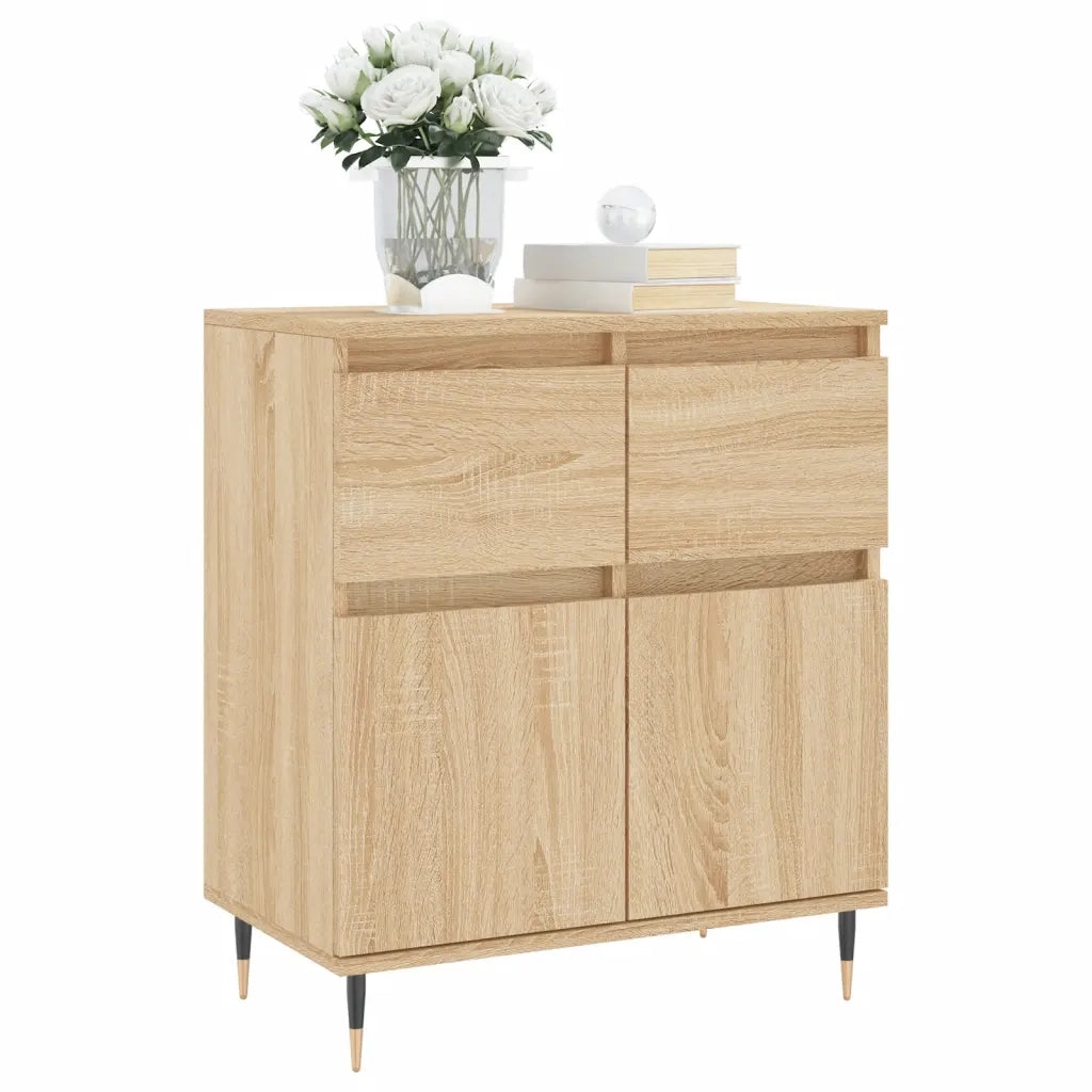 Credenza-Buffet-Armadio da cucina Rovere Sonoma 60x35x70 cm in Legno Multistrato 526347
