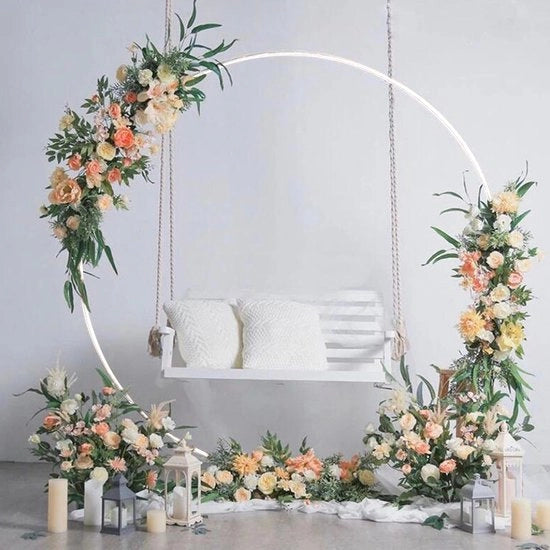 Framo per Fondale Luxe – Decorazione per Fondale – Arcobaleno di Rose – Decorazione per Matrimonio – Arco per Palloncini - Arco per Palloncini – Decorazione per Matrimonio