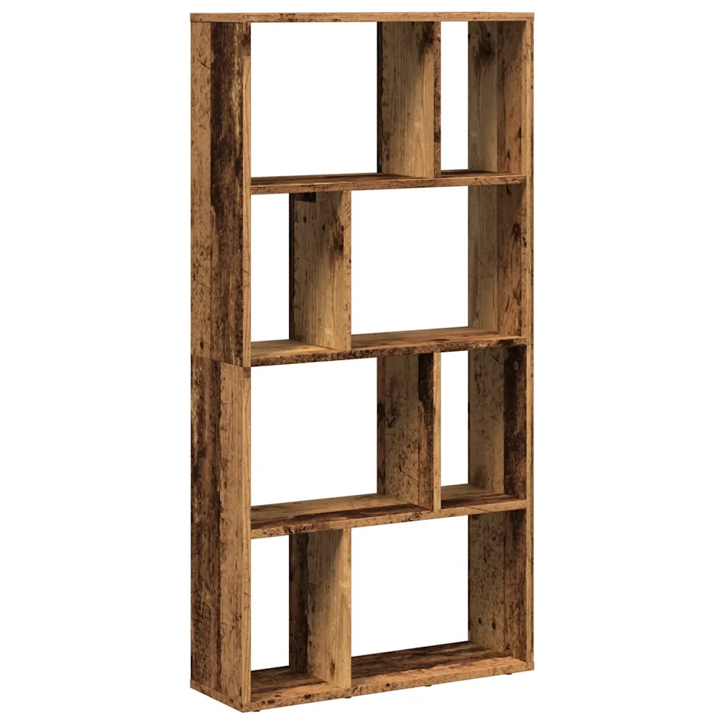 Libreria-Scaffale per Libri-Mobile di Stoccaggio Legno Antico 60x20x120 cm in Truciolato
