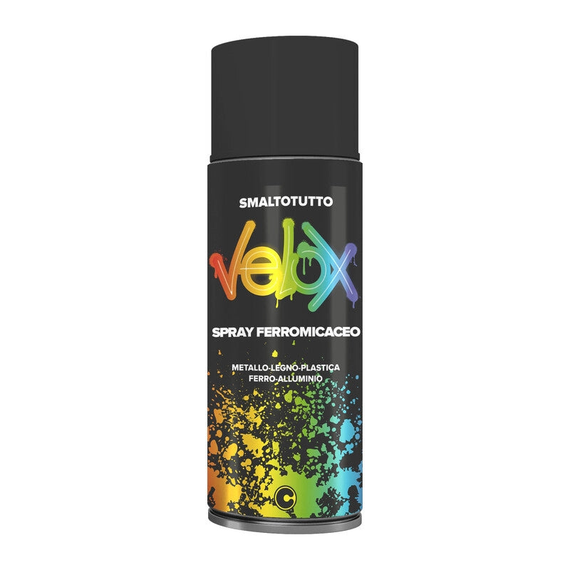 VELOX SPRAY FERRO MICACEO GRIGIO MEDIO 400 ML- ITAL G.E.T.E.- 6,0 pz
