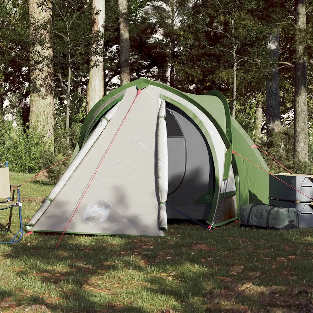 Tenda da Campeggio a Cupola per 2 Persone Verde Impermeabile 94339