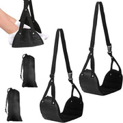 Due avanzate mattonelle di supporto per piedi in schiuma - regolabile in altezza 60 cm-90 cm Supporto per piedi da viaggio per comfort in aereo, ufficio e auto
