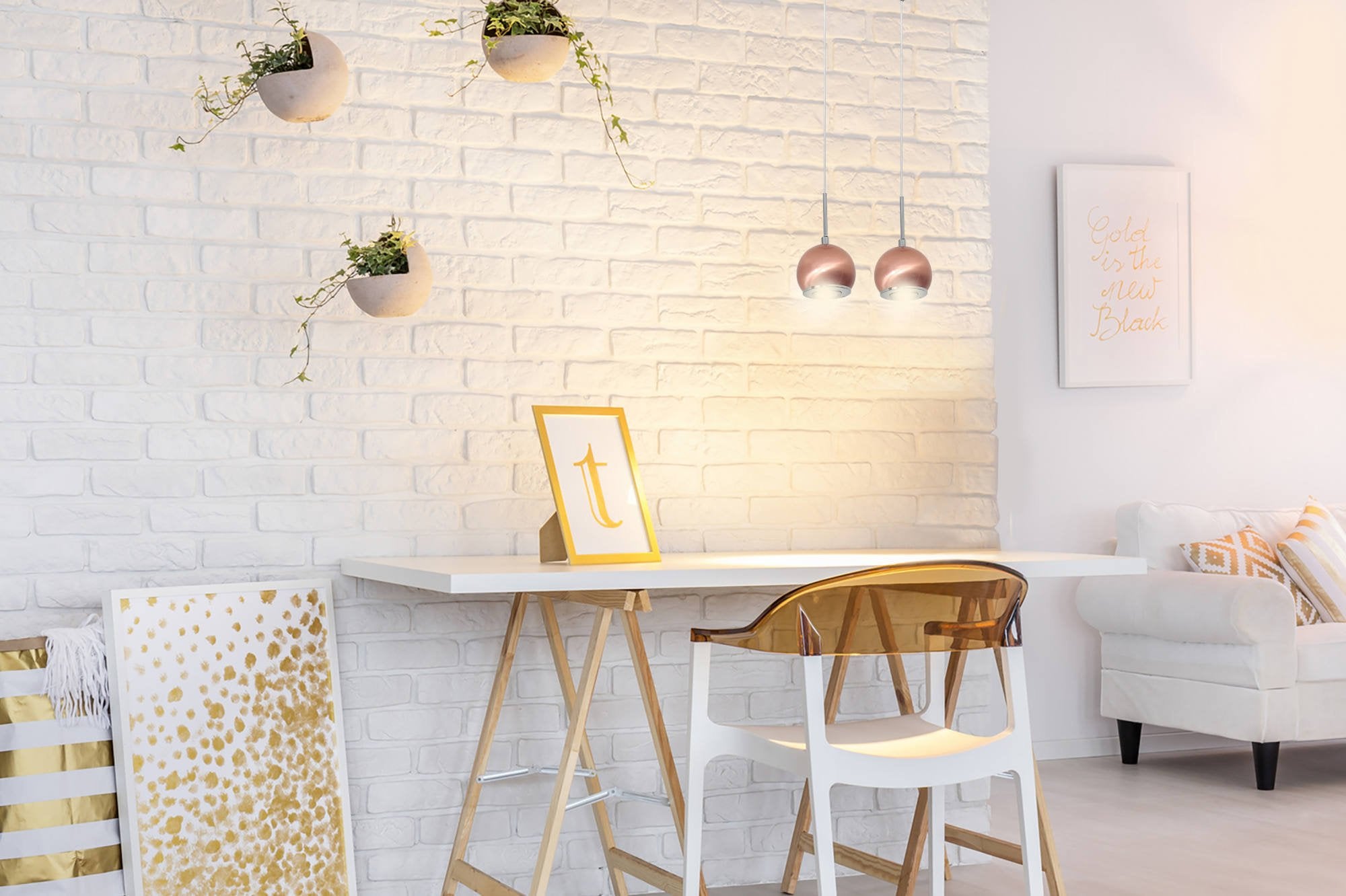 Burgondi, Lampada a Sospensione, Rosso