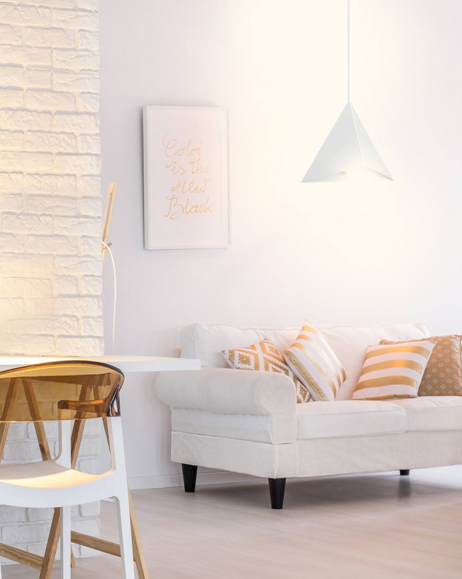 Crostolo, Lampada a Sospensione, Bianco