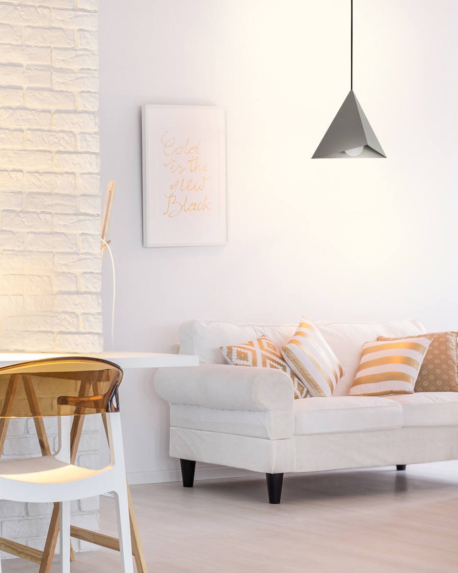 Siderno, Lampada a Sospensione, Grigio