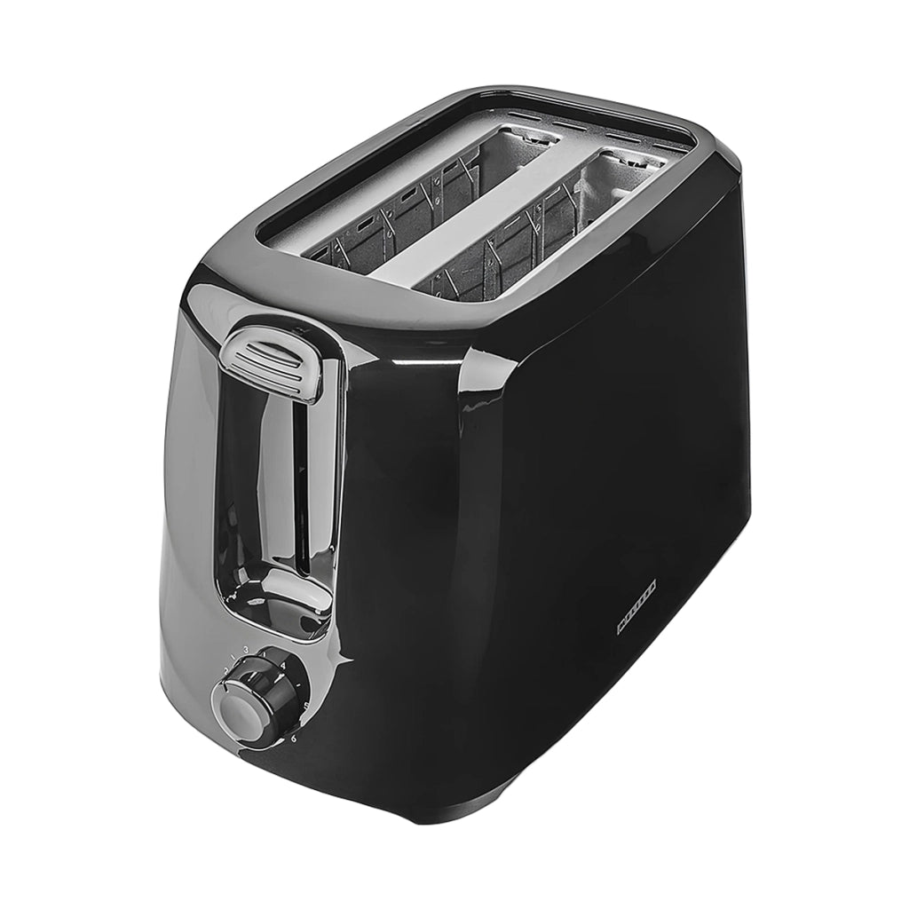 Tostapane 2 Fessure 700W 6 Livelli di Doratura e Vassoio Raccoglibriciole Rimovibile Nero MELISSA