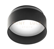 GFA1211- FARETTO DA INCASSO NERO 2 LUCI ATTACCO GU10 TONDO D.8CM