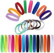 Collari per identificazione di animali domestici - 15 pezzi - Collari adattabili - Per cuccioli di cane e gatto - Materiale nylon/polyester - 10 x 200 mm