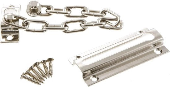 Catena di sicurezza in acciaio inox - 1 pezzo - Acciaio inox - Ottone