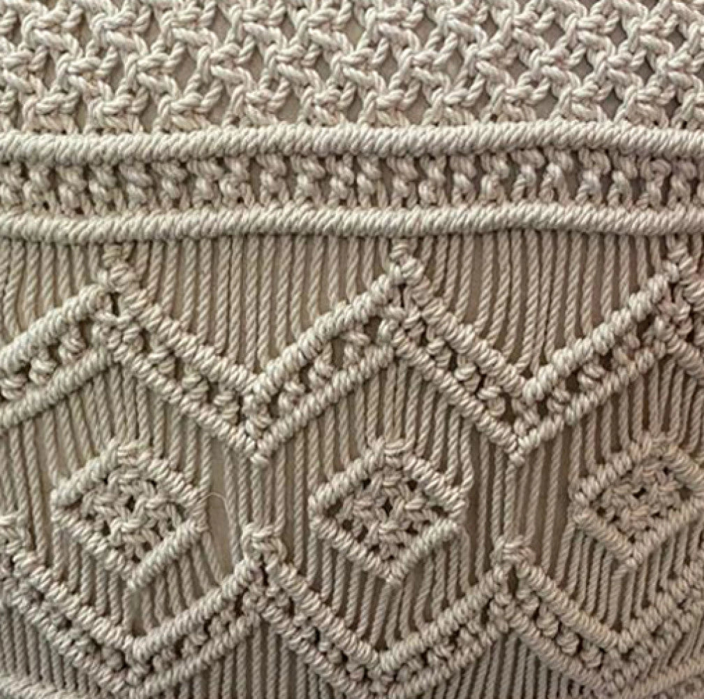 POUF MARRONE IN COTONE MILAS