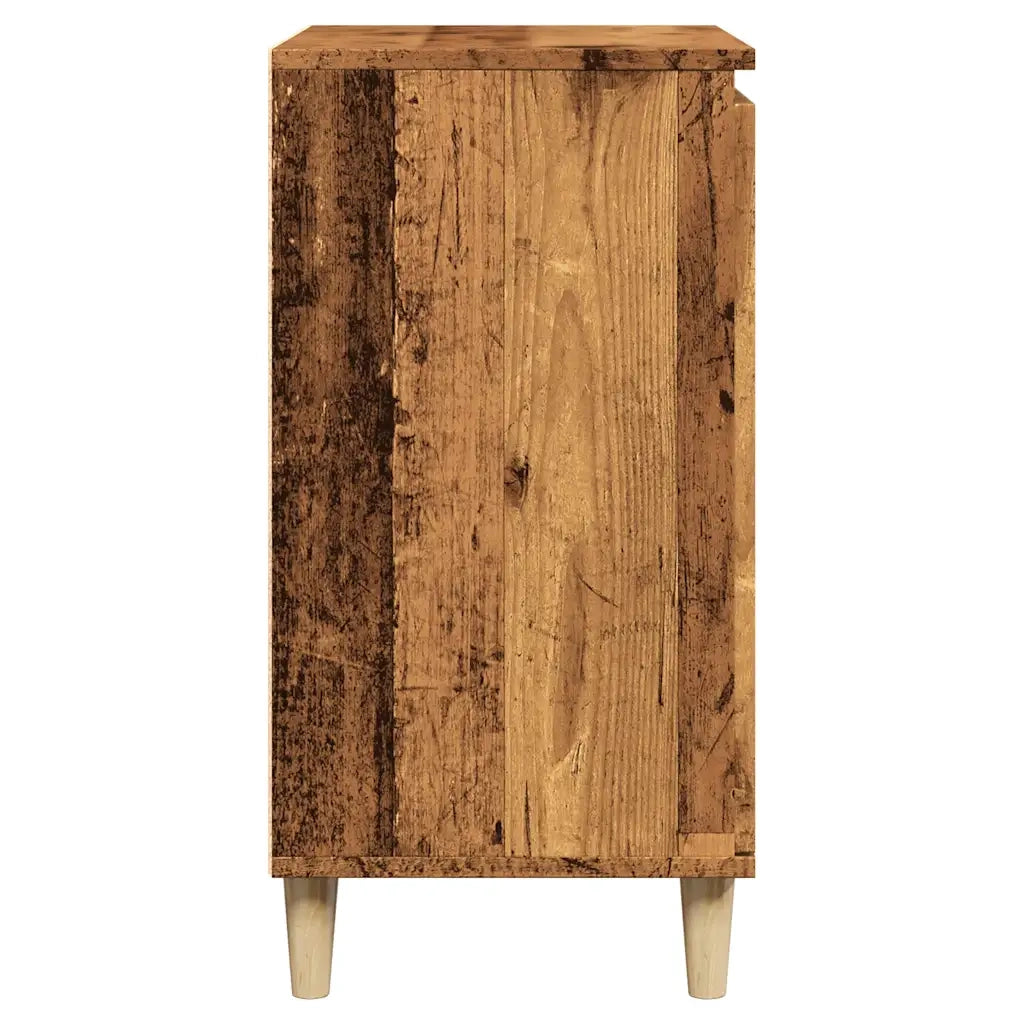 Credenza-Buffet-Armadio da cucina Legno Vecchio 60x35x70 cm in Legno Multistrato 903298