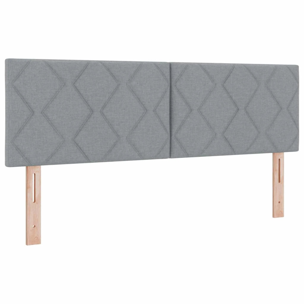 Letto box spring con materasso Grigio Chiaro 160 x 200 cm 3451255